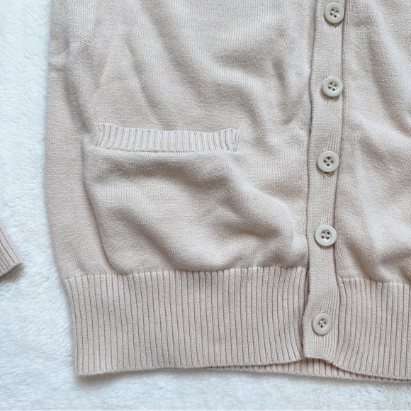 Campure Beige Button Down Cardigan Size Small - Picture 3 of 9